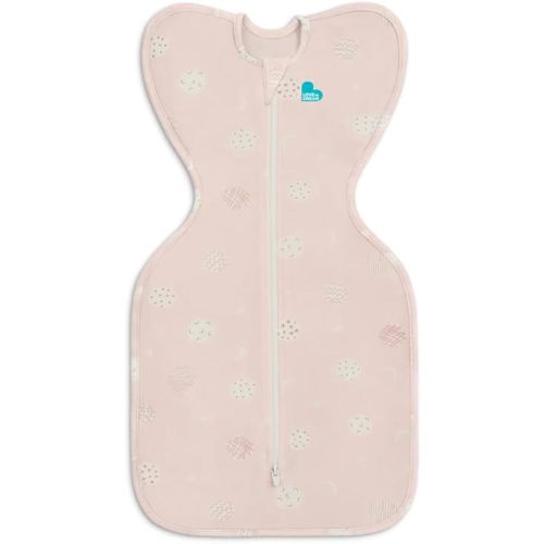 Love to Dream Swaddle UP Transition Bag Lite, Luxuriously Silky Soft Bamboo Viscose, Patented Zip-Off Wings, Converts to a snug Sleeping Bag, 0.2 TOG, 19-24 lbs, Pink Little Dreamer