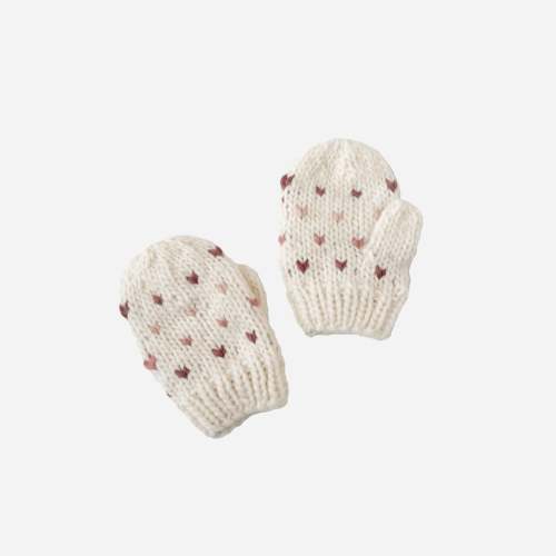 6-12 months - Sawyer Mittens, Mauve