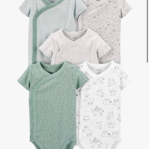 Simple Joys by Carter's unisex-baby 5-pack Side Snap Short-sleeve Bodysuit