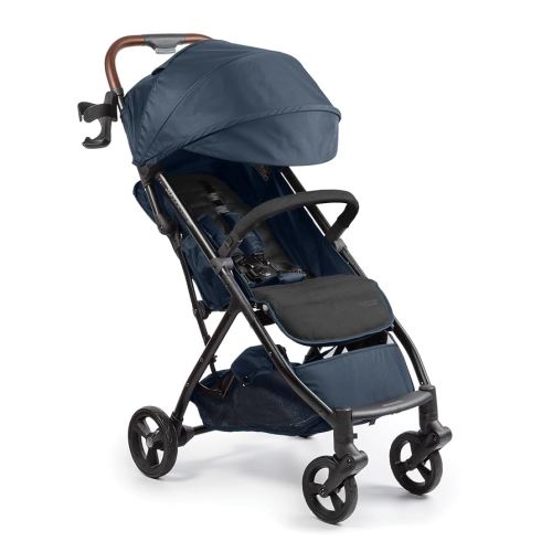 Summer Infant Ingenuity 3Dquickclose CS+ Compact Fold Stroller – Lightweight Stroller with Oversized Canopy, Extra-Large Storage and Compact Fold, Deep Ocean