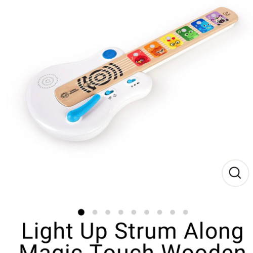 Light Up Strum Along Magic Touch Wooden Guitar – Smart Kids Planet