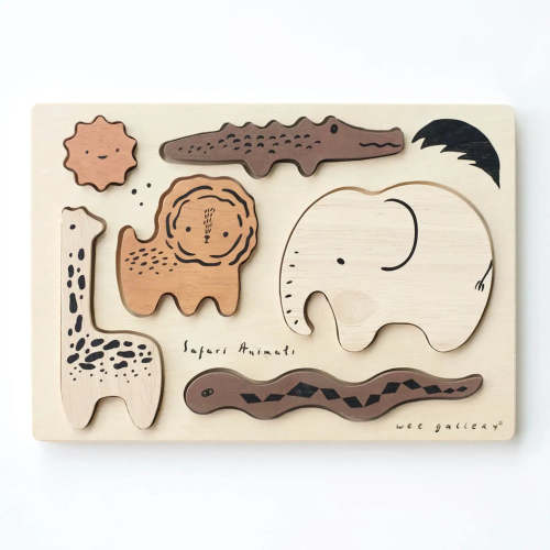 Wooden Tray Puzzle - Safari Animals– Odin Parker