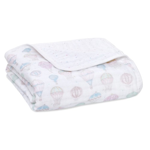 Above The Clouds Organic Baby Blanket | aden + anais