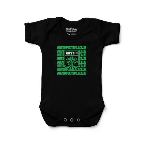 Austin FC Chad & Jake Newborn & Infant Retro Bodysuit - Black