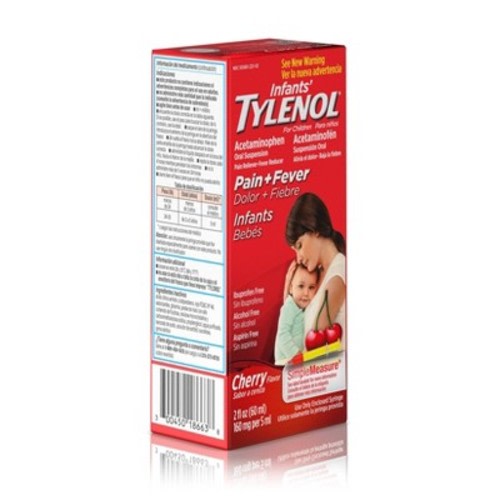 Infant Tylenol Pain Reliever Cherry 2 fl oz