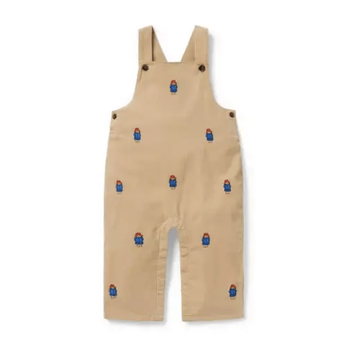 Baby Tahini Paddington Paddington™ x Janie and Jack Baby Embroidered Overall by Janie and Jack