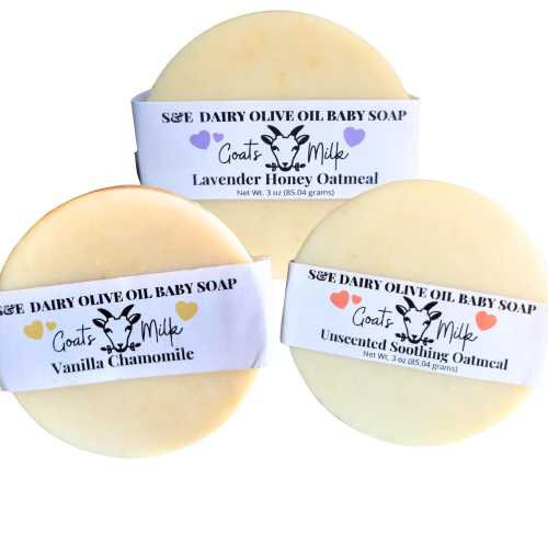 Goat Milk Baby Soap: Natural Olive Oil Soap for Sensitive Skin