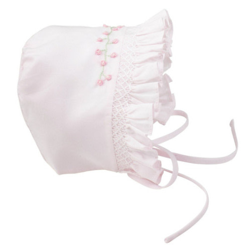 Girls Rose Garden Collection Smocked Bonnet | Feltman Brother