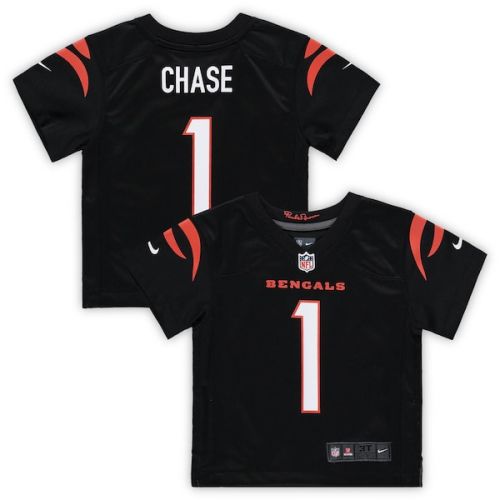 Toddler Cincinnati Bengals Ja'Marr Chase Nike Black Game Jersey