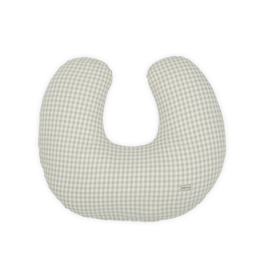 Nursing Pillow Vichy Blue · Minicoton