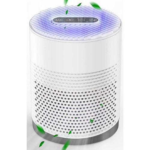 Air Purifiers - ALICOOL True H13 HEPA Air Filter Purifier for 99.97% Dust, Pollen, Mold Spores, Pets Hair, Asthma, Smoke, Sleep Mode and Night Light Air Purifiers for Bedroom Office Living Room