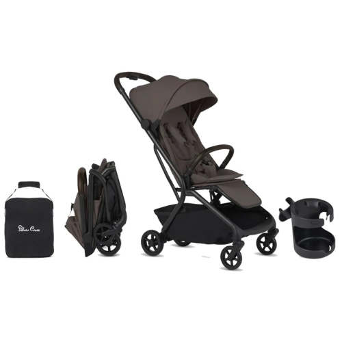 Silver Cross Nia Compact Stroller Travel Bundle - Chocolate – Bambi Baby