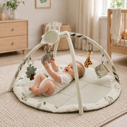 Baby Play Tummy Time Mat for Newborns & Infants 0-15 Months – Poppetplay