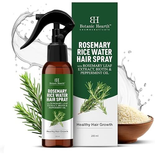 Botanic Hearth Rosemary & Rice Water Hair Growth Spray - 6.8 Fl oz