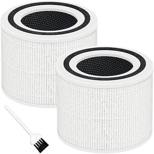 Core P350 Pet Care Replacement Filter for LEVOIT Core P350 Air Purifier, Funmit 3-in-1 New Fine Non-Woven Fabric Pre, Activated Carbon Filter with ARC Formula, Core P350-RF, 2 Pack