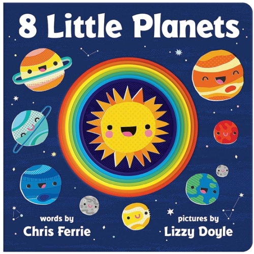 8 Little Planets: A Solar System Book for Kids with Unique Planet Cutouts