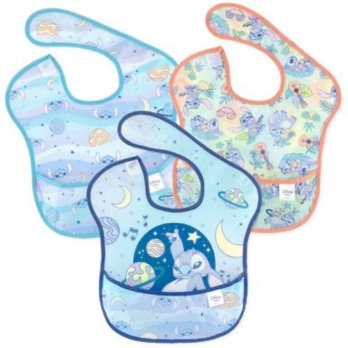 Disney Stitch SuperBib Waterproof Feeding Bibs - 3pk