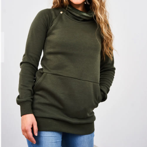 Latched Mama Harbor Snap Nursing Pullover
