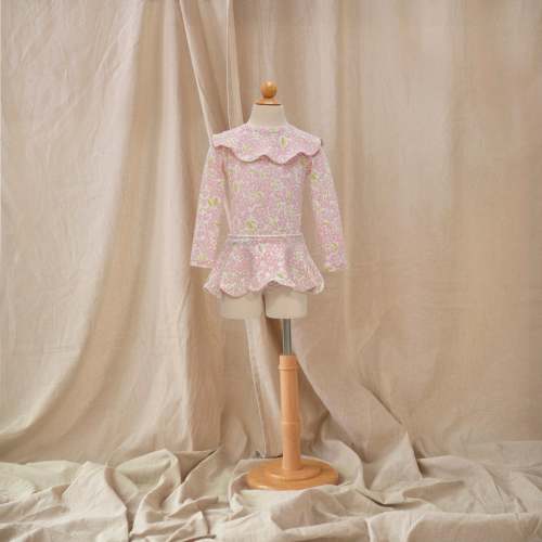 Petal Bikini Bottom - Peony | Baby & Girls Swimsuits | Girls Bikinis | Luxury Swimsuits & Bikinis For Girls & Baby – Petit Playa