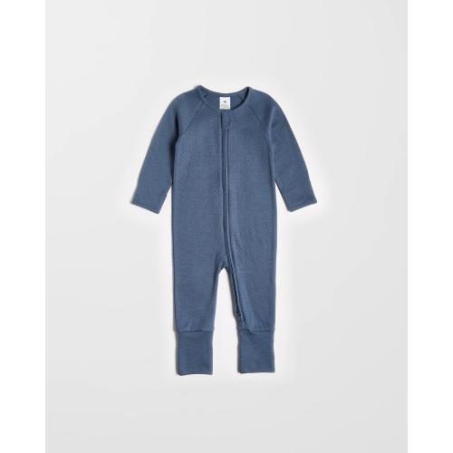 Target Organic Cotton Baby Pointelle Zip Coverall - Kmart