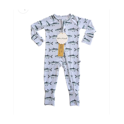Tarpon Zippy Sleepers with Fold Over Cuffs (0/3M-12/18M) – Brittany Hartt Designs