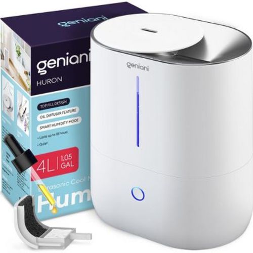 Geniani Top Fill Humidifier with Essential Oil Diffuser (White 4L)