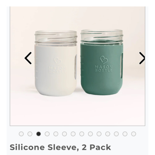 Silicone Sleeve, 2 Pack – Mason Bottle