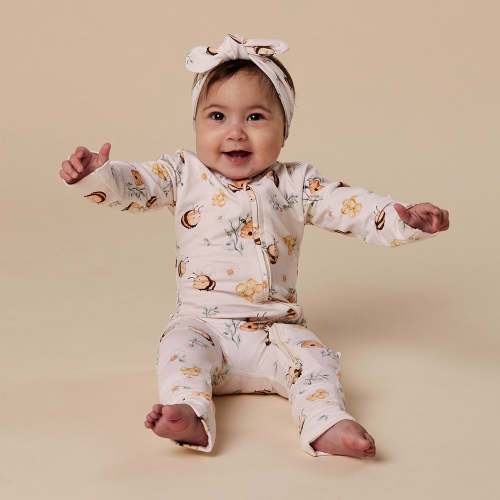 Bumblebees Organic Snugglesuit Convertible Romper