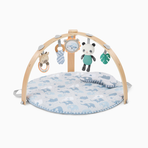 Cozy Spot Reversible Duvet Activity Gym - Elephant March