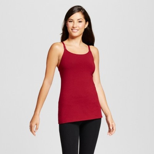 Women's Nursing Cotton Cami - Gilligan & O'Malley - Bing Cherry L