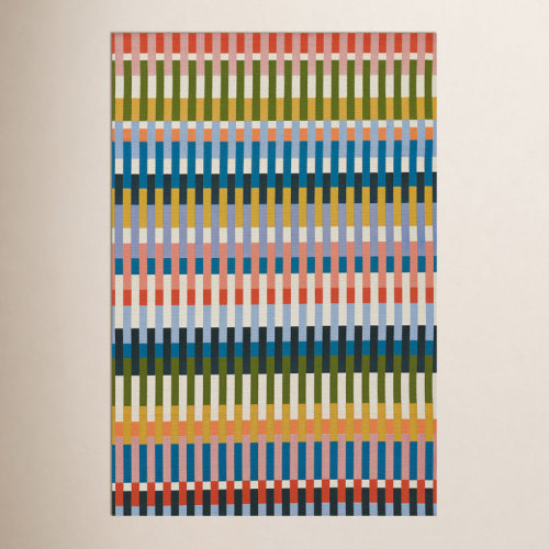 AllModern Icon Striped Rug Wayfair | 5'3" x 7'6"
