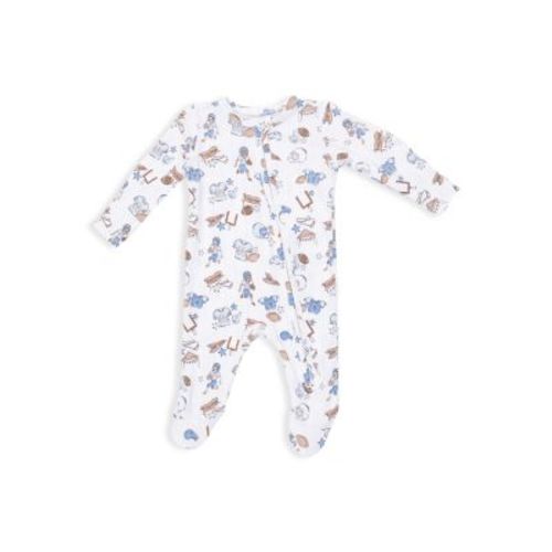 Boys' Football Nursery 2 Way Zipper Footie - Baby