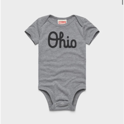 Script Ohio Baby One Piece | Ohio State University Infant Top – HOMAGE
