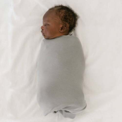 Knit Swaddle Blanket - Stone