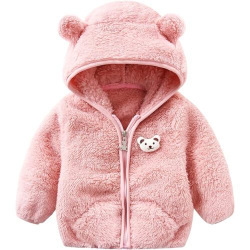 Fleece Jacket Girl Winter Clothes Coat Toddler Boy'S Clothing Sweater