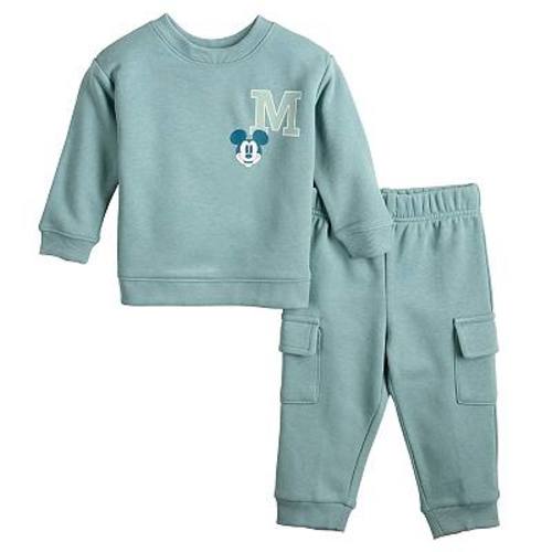 Baby Disney's Mickey Mouse Crew & Cargo Jogger Set