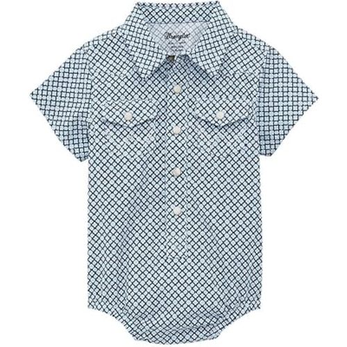 Wrangler Infant Boy's Blue Onesie