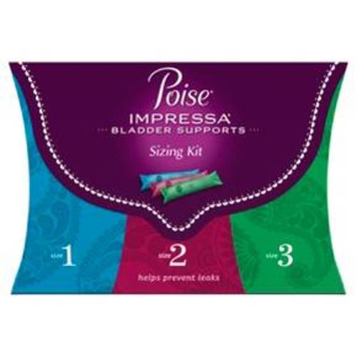Poise® Impressa® Bladder Supports Sizing Kit: Sizes 1, 2, 3 - 6 Count