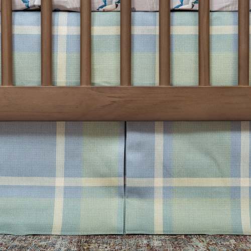 Crib Skirt | Field Club Plaid