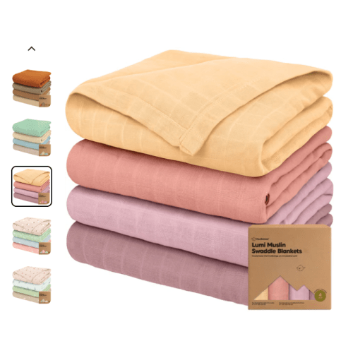 Lumi Muslin Swaddle Blankets