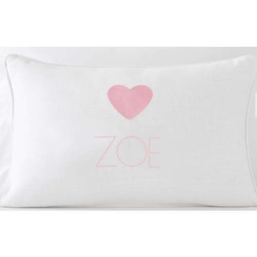 Pottery Barn Heart Icon Personalized Pillow Cover