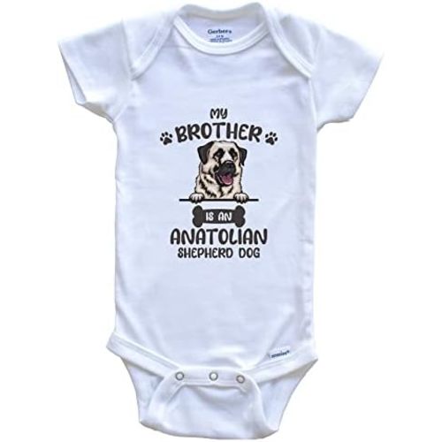 My Brother is an Anatolian Shepherd Dog Cute Dog Breed Baby Bodysuit