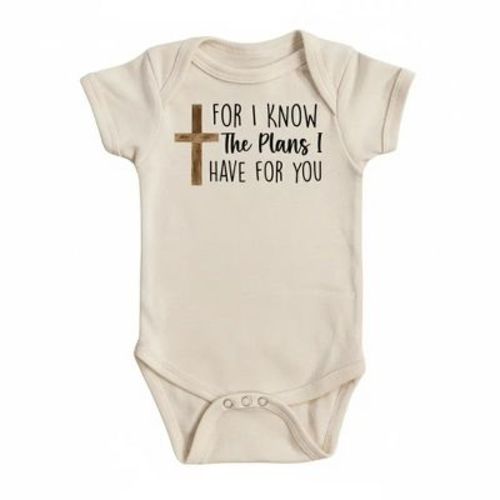 Religious Gods Plans Newborn Baby Onesie® Bodysuit GS1 Multicolor 0-3M