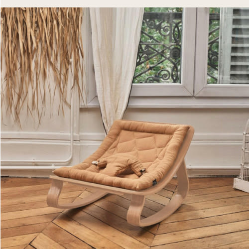 LEVO Beech Wood Baby Rocker