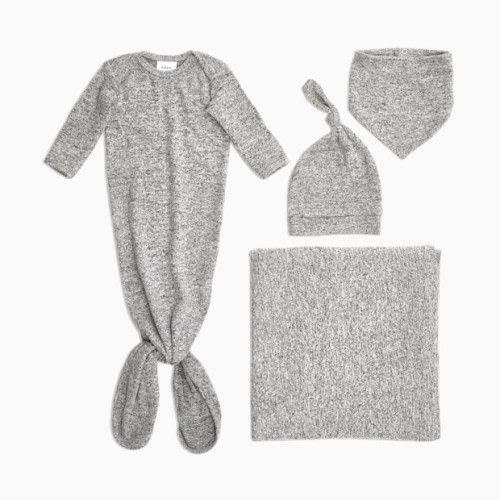 Aden + Anais Snuggle Knit Newborn Gift Set - Heather Grey