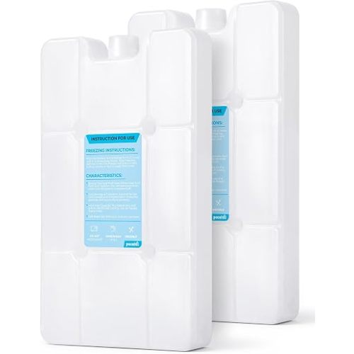 Pecute Ice Packs for Cooler,Reusable Gel Ice Packs for Lunch Boxes