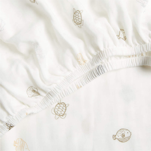 Supersoft Sea Dreams 100% Organic Cotton Baby Crib Fitted Sheet