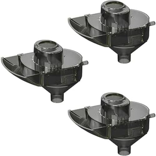 Baby Formula Dispenser Replacement Funnel Compatible with Baby Brezza Formula Pro Advanced and Pro Advanced WiFi Models ONLY, Replacement Funnel & Cover, NOT Fit Formula Pro MINI Mixer Machine, 3-Set