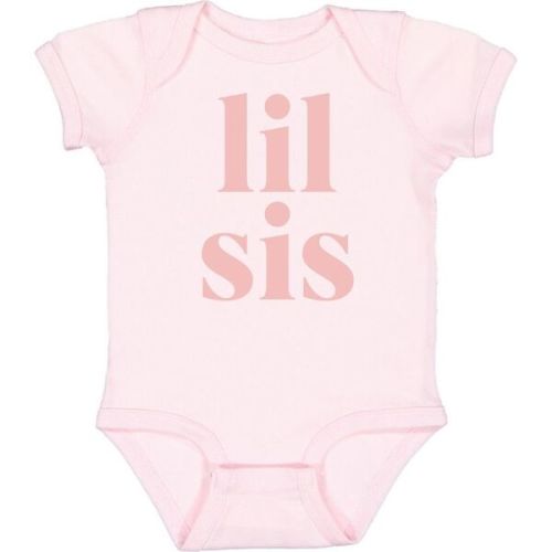Lil Sis S/S Bodysuit, Ballet Pink - Sweet Wink | Maisonette
