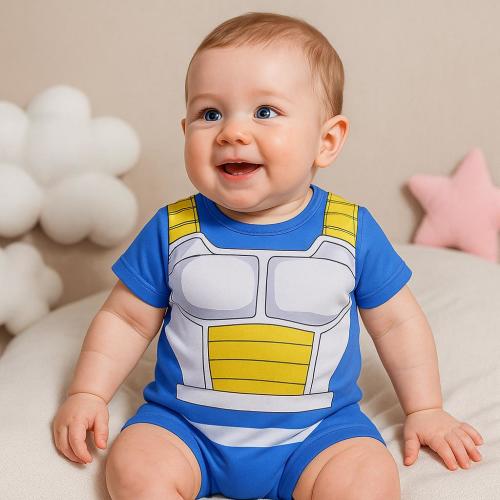 Vegeta Baby Romper: Dragon Ball Z Anime Cosplay For Baby